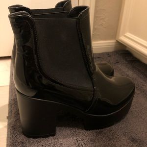 Black Platform Boots